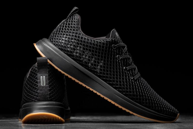Men's Nobull Gum Mesh Running Shoes Black | SG R1970V